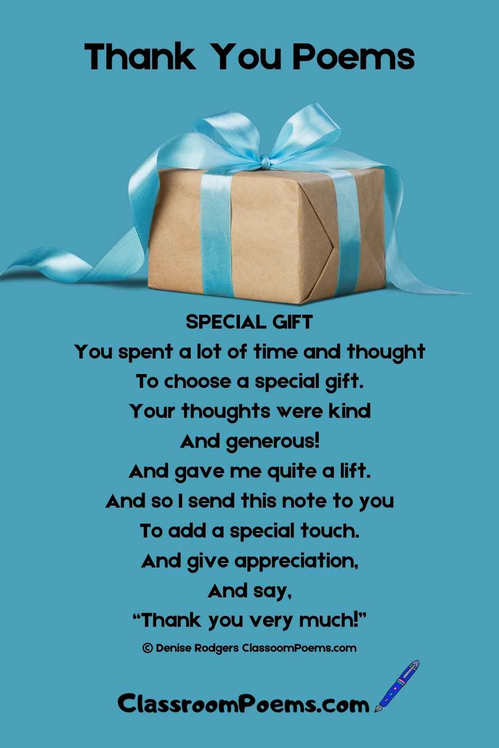 Thank You Poems with regard to Thanksgiving Letter Poem