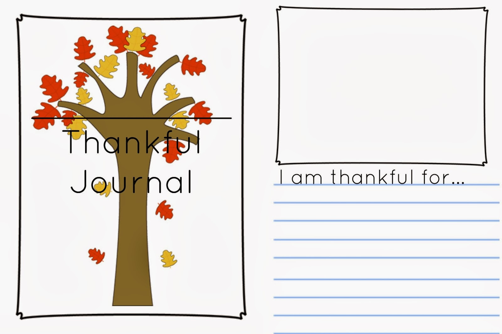Thankful Journal And Drawing Prompt {Free Printable} | School Time throughout Printable I am Thankful For Writing Prompt
