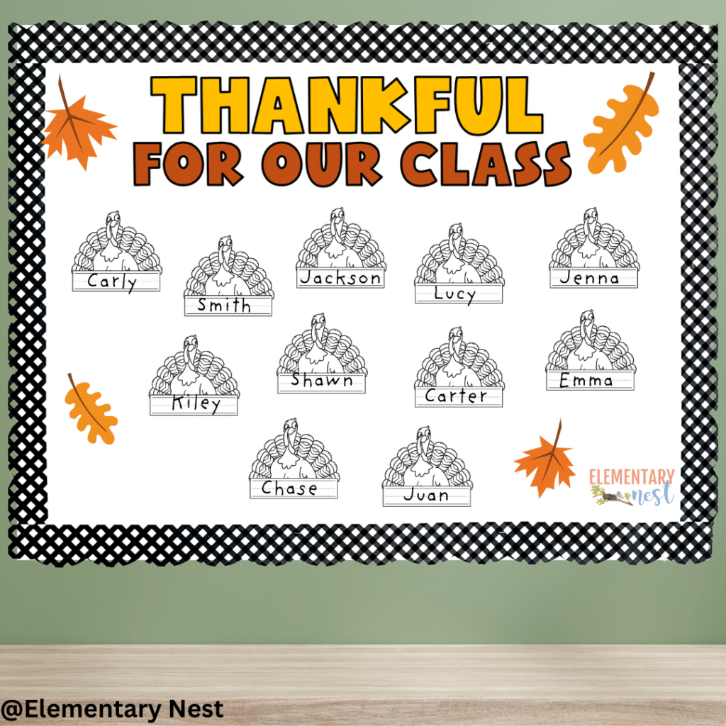 Thanksgiving Bulletin Board Ideas & Free November Bulletin Board pertaining to Printable Thanksgiving Bulletin Board