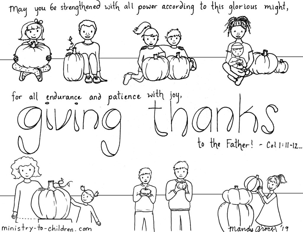 Thanksgiving Coloring Pages (Free Printable For Kids) regarding Printable I Am Thankful For Jesus Coloring Pages