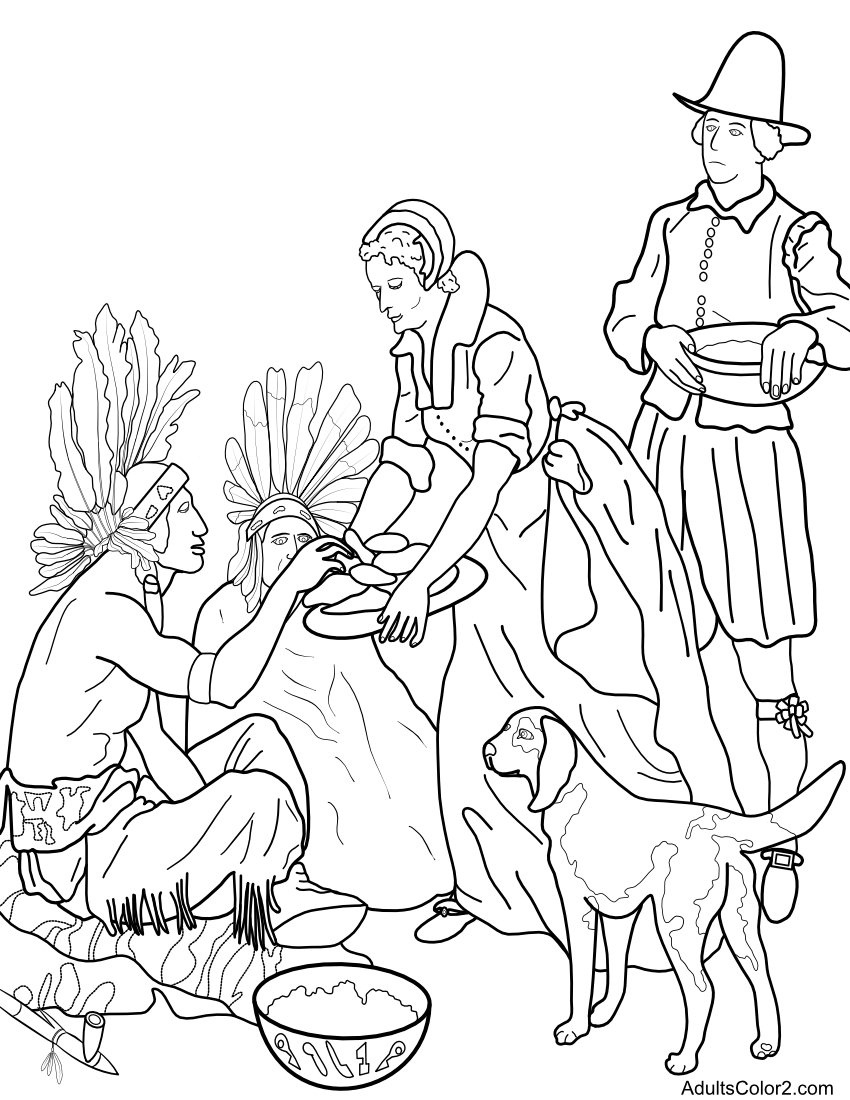 Thanksgiving Coloring Pages: Tint Yourself A Turkey! regarding Printable First Thanksgiving Coloring Pages