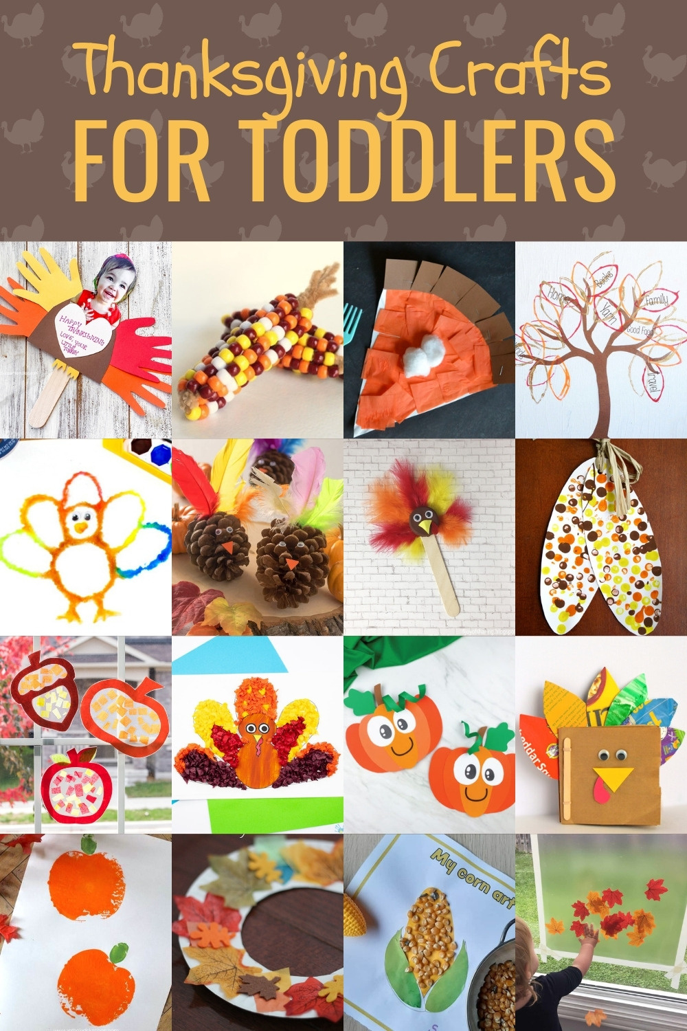 Thanksgiving Crafts For Toddlers: The Ultimate List - Diy Candy throughout Thanksgiving Crafts For Toddlers Age 2 Printable