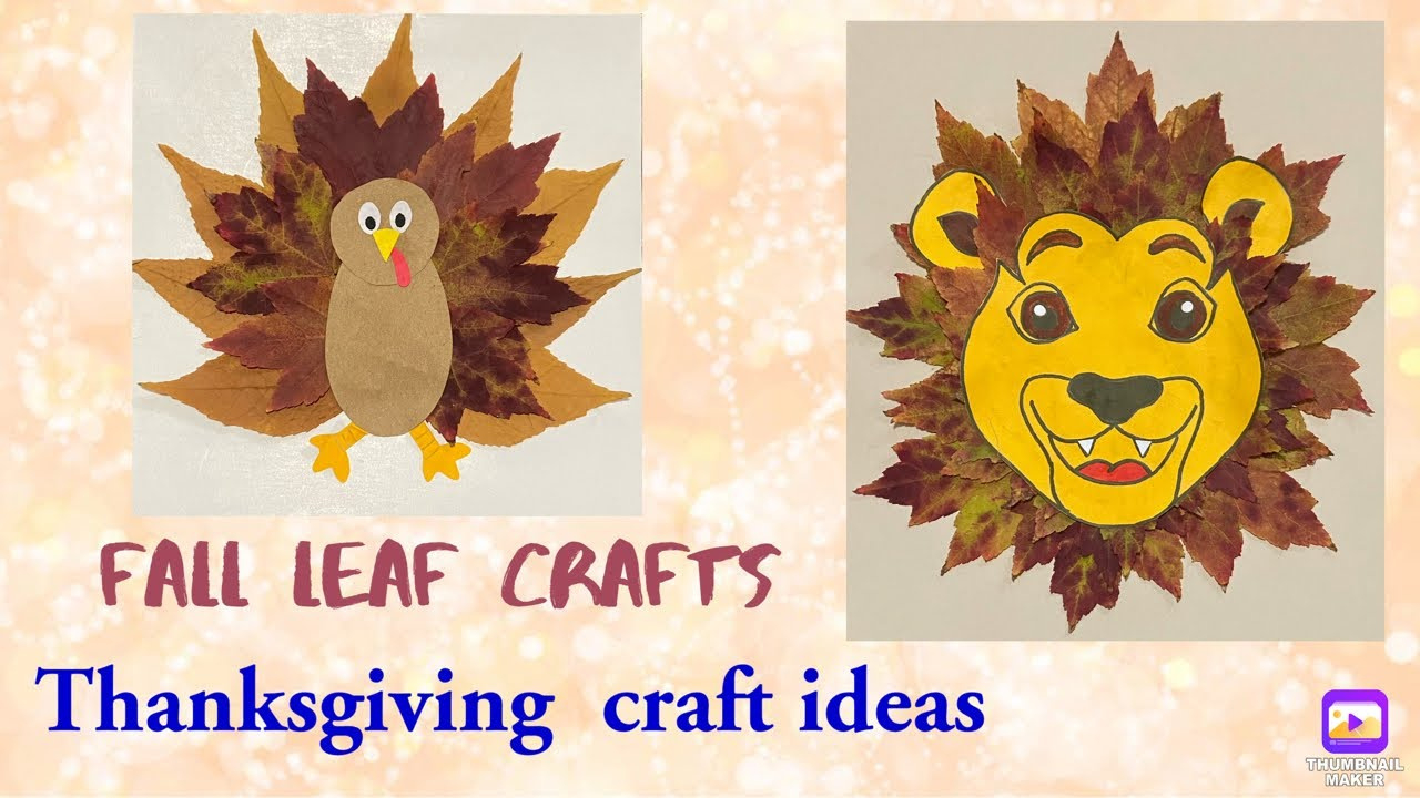 Thanksgiving Crafts | Thanksgiving Turkey Craft| Fall Leaf Turkey Craft | Fall Leaf Lion Craft intended for Turkey In Disguise Lion