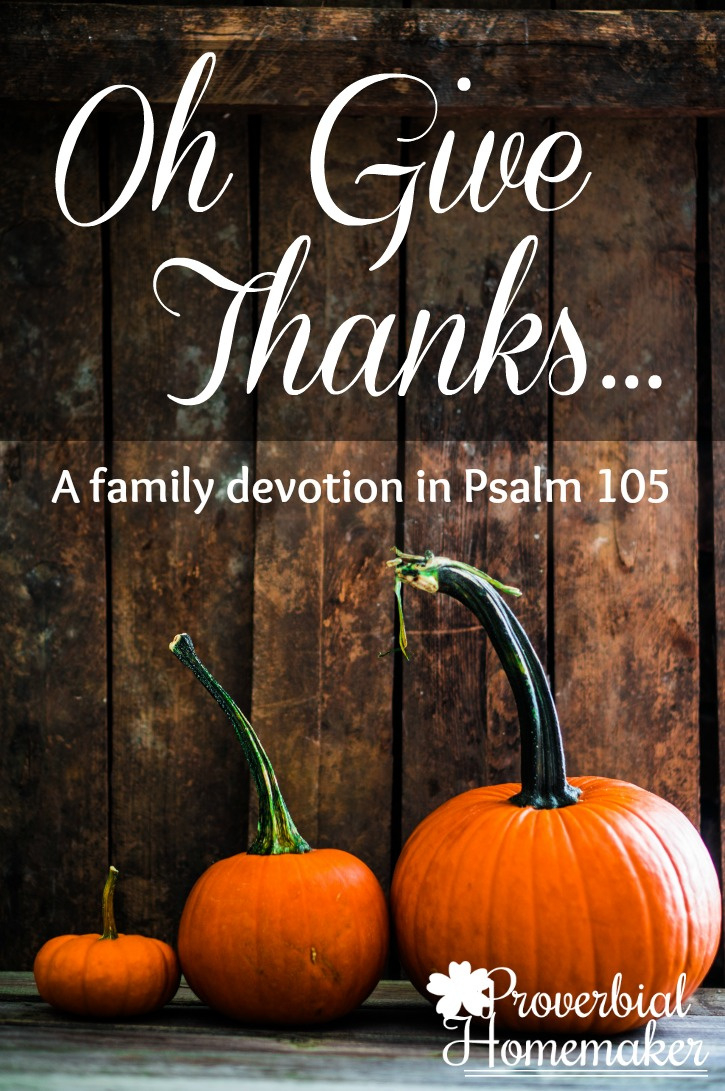 Thanksgiving Family Devotion for Printable Thanksgiving Devotions