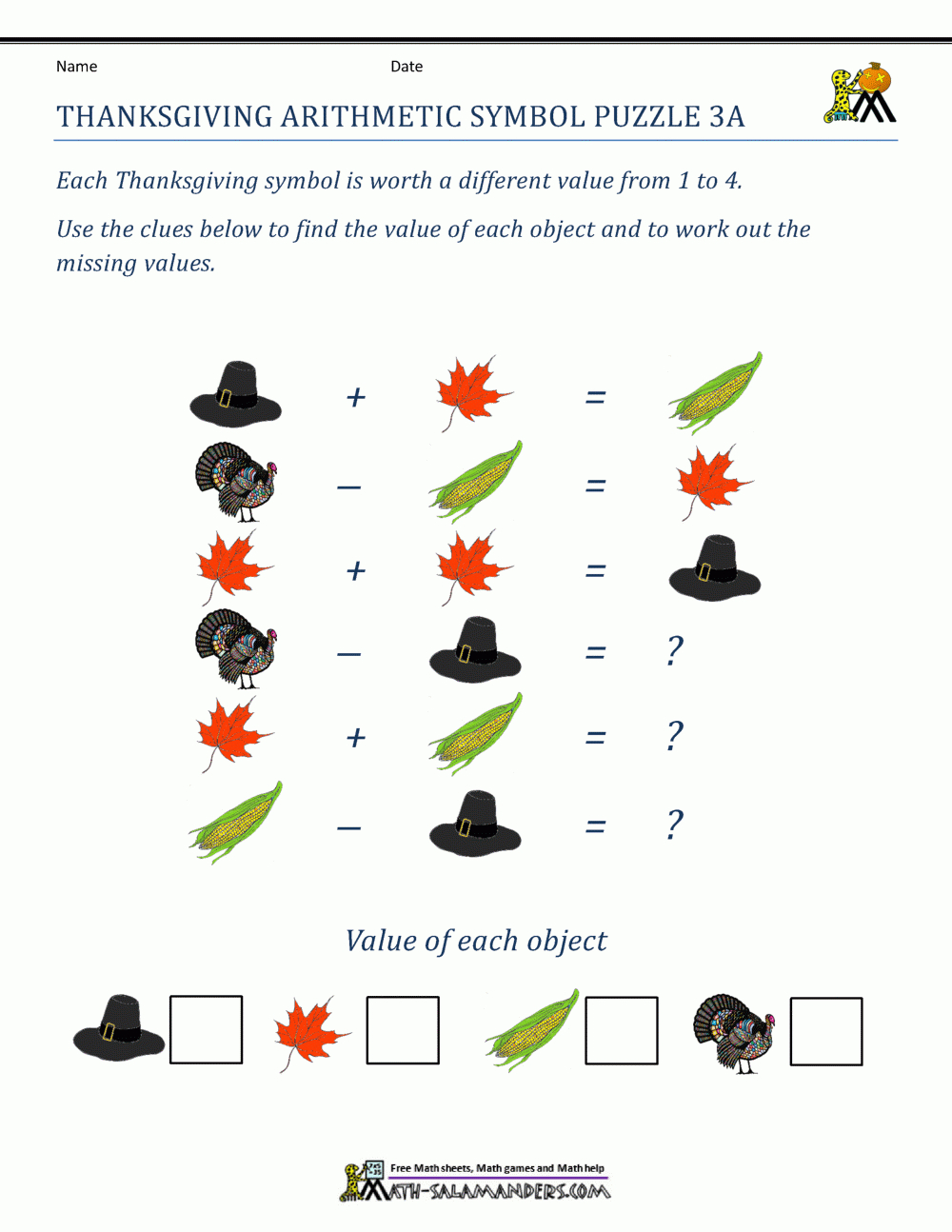 Thanksgiving Math Worksheets 3Rd Grade for Thanksgiving 3rd Grade Worksheets