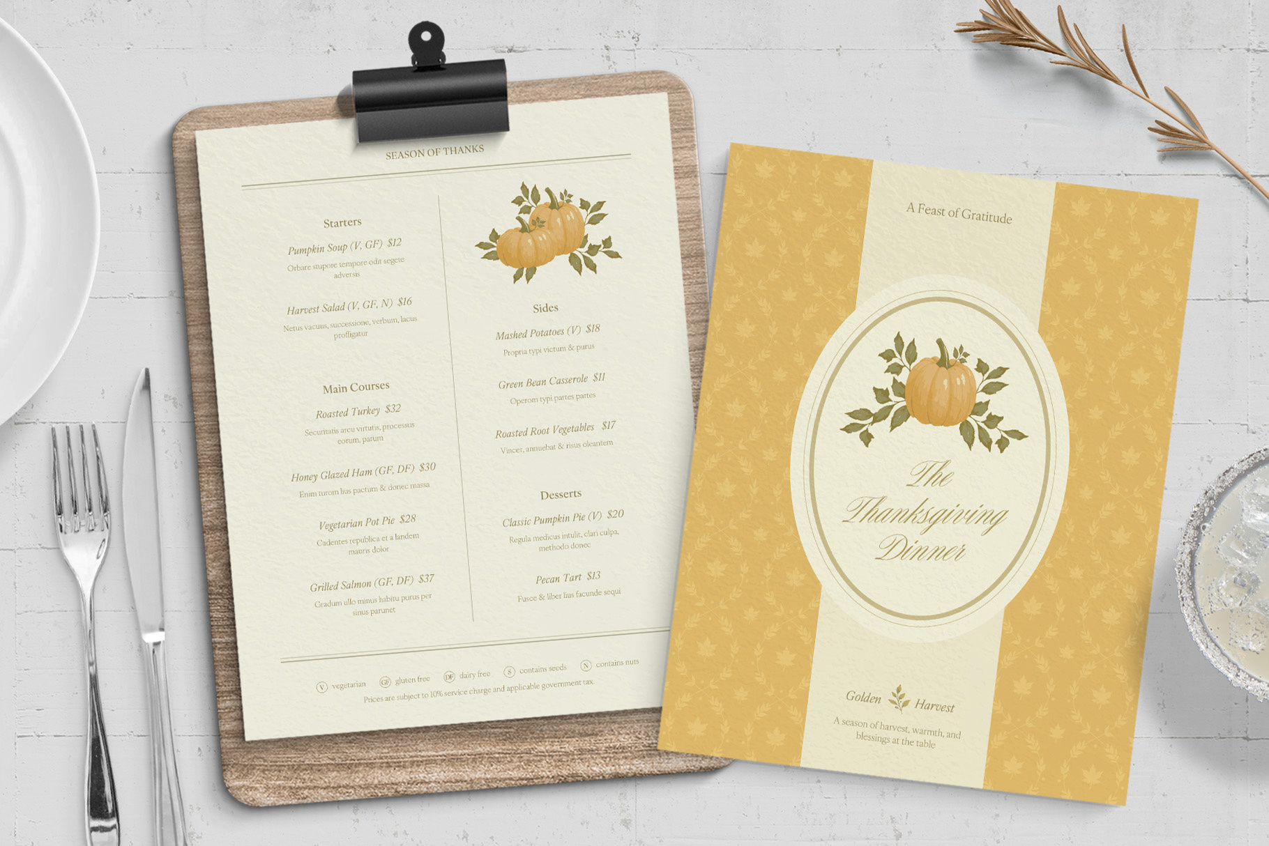 Thanksgiving Menu Template - Brandpacks within Thanksgiving 2025 Menu Template Printable