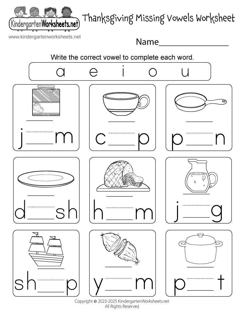 Thanksgiving Phonics Worksheet - Free Printable, Digital, &amp;amp; Pdf pertaining to Thanksgiving Beginning Sounds Worksheet