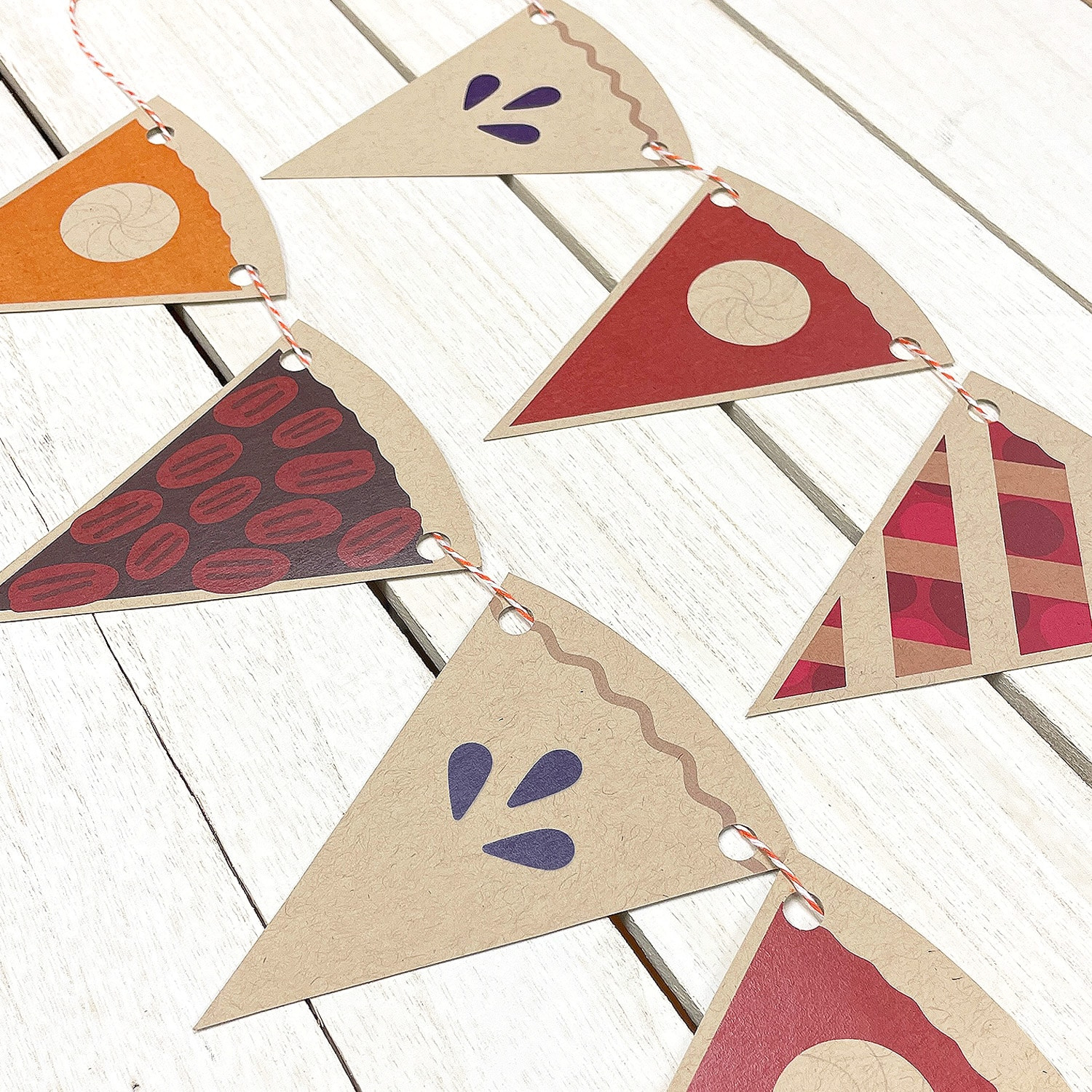 Thanksgiving Pie Banner - Free Printable Download within Thanksgiving Printable Banner Free