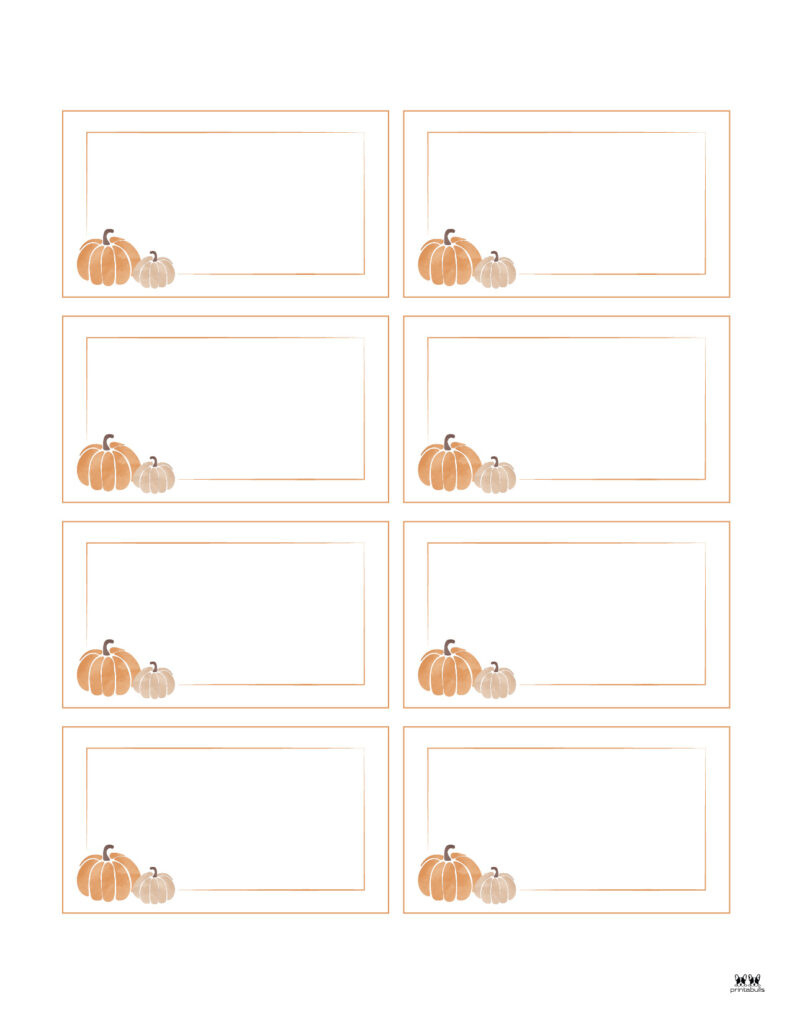 Thanksgiving Place Cards - 15 Free Printable Sets | Printabulls with regard to Printable Thanksgiving Place Setting Cards