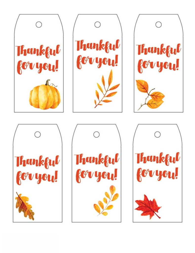 Thanksgiving Printable Gift Tags - South Georgia Style with Thanksgiving Gift Tags Free Printable