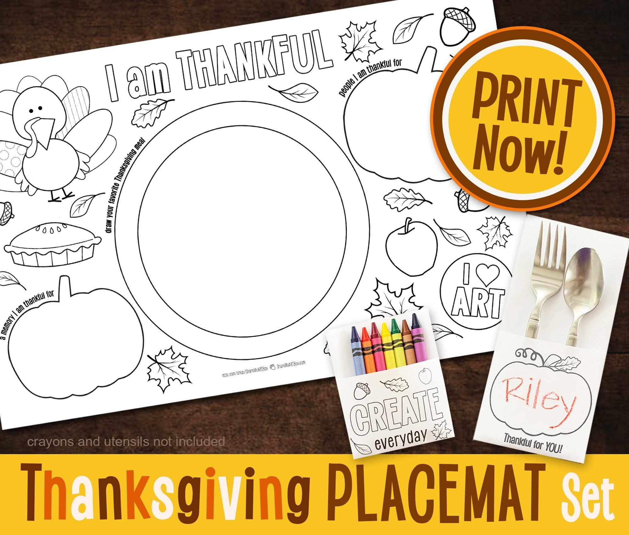 Thanksgiving Printable Placemat, Kids Coloring Friendsgiving throughout Printable Thanksgiving Placemat Craft