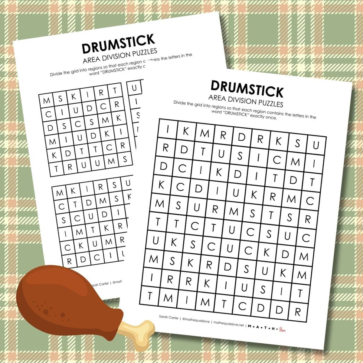 Thanksgiving Puzzles | Math = Love within Thanksgiving Logic Puzzle Printables