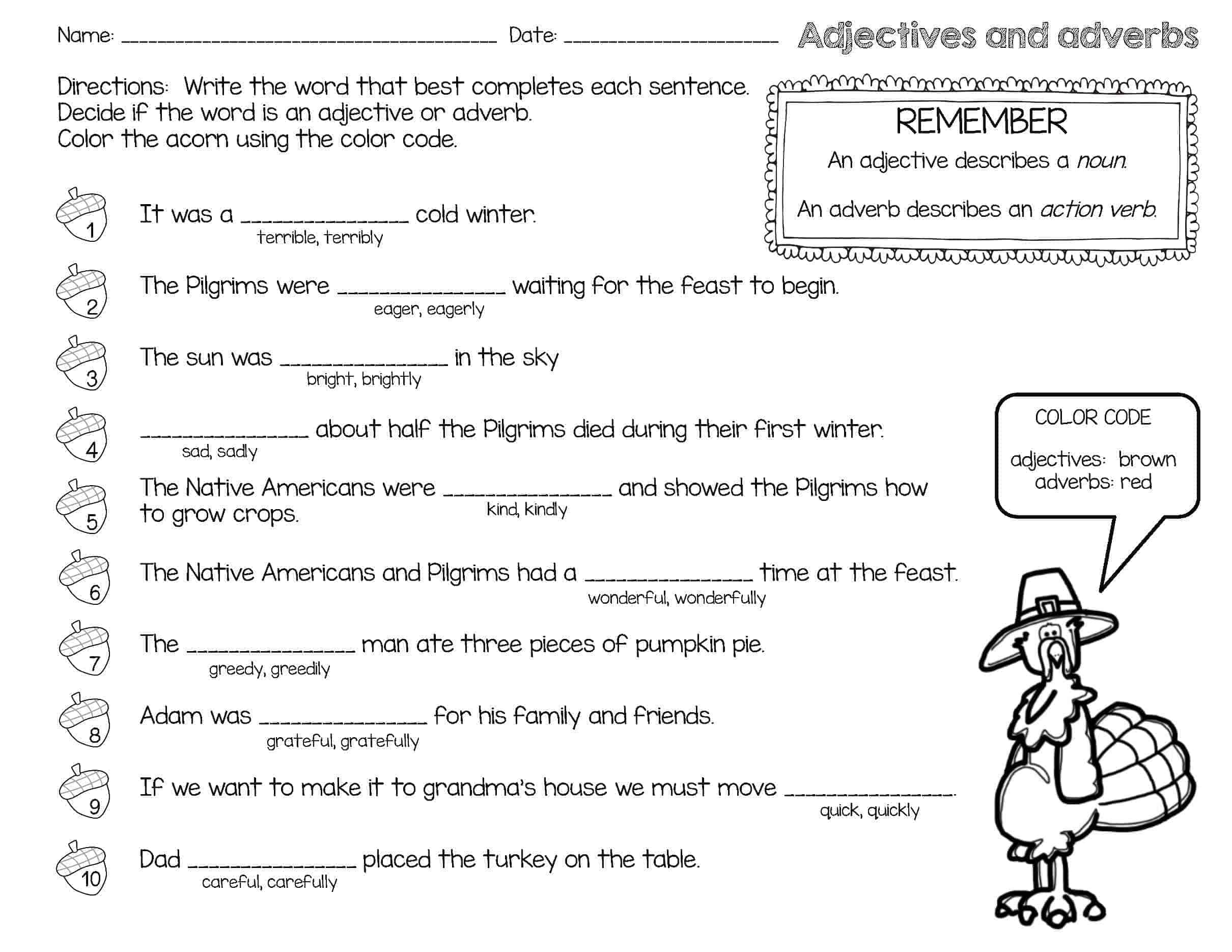 Thanksgiving Reading Comprehension Passages And Activities intended for Printable Thanksgiving Reading Comprehension Worksheets