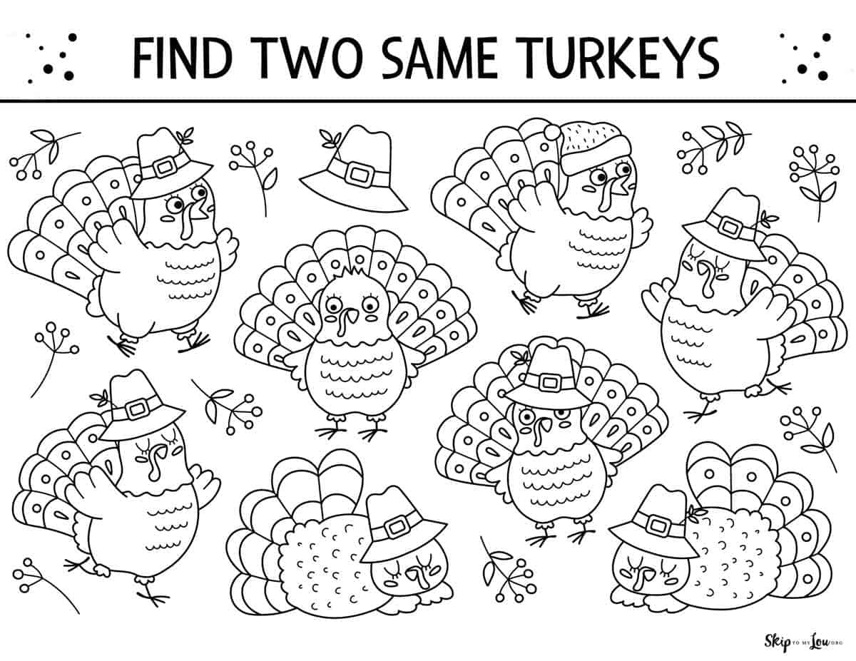 Thanksgiving Worksheets | Skip To My Lou within Thanksgiving Activity Sheets Printable