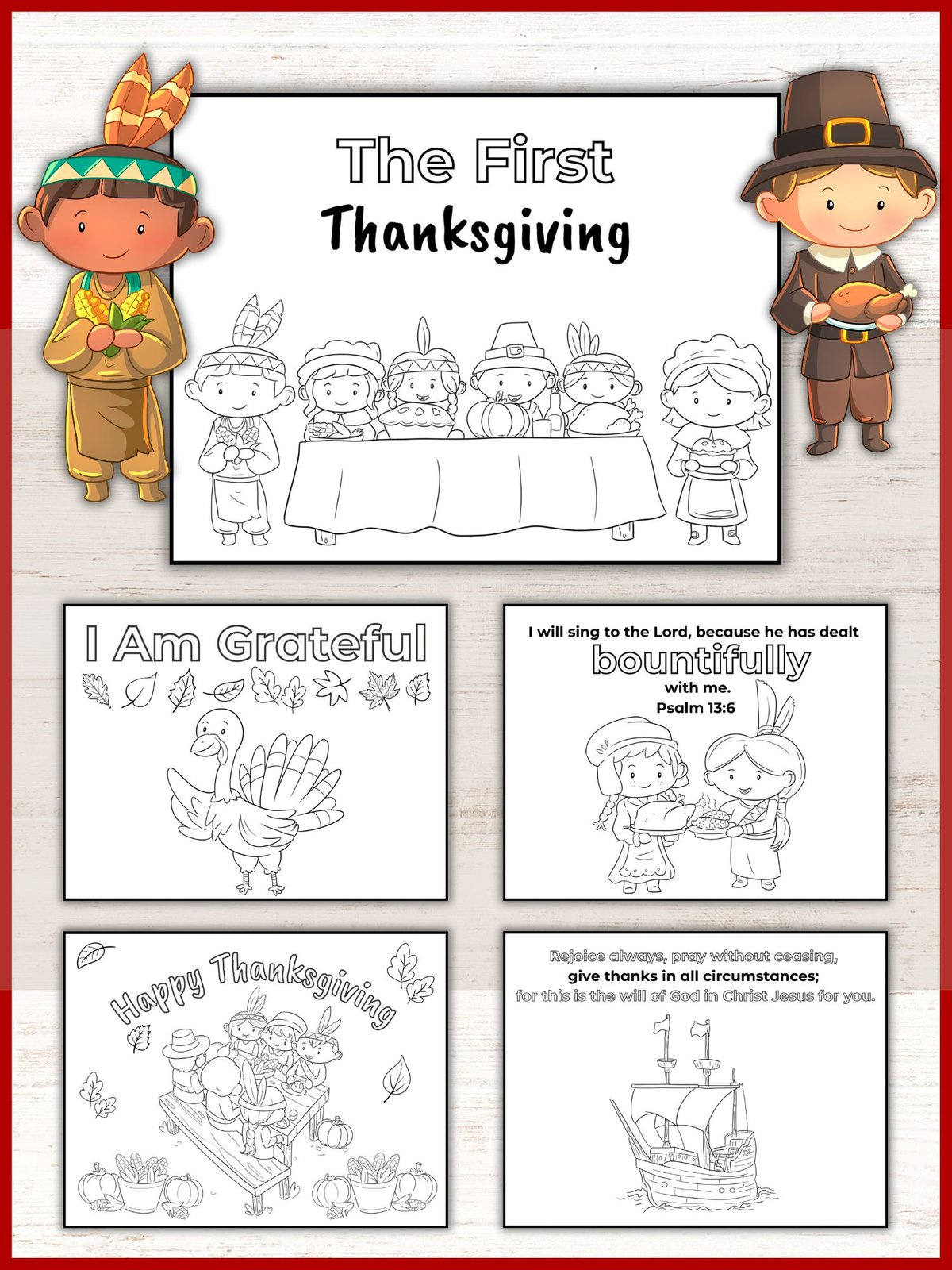 The First Thanksgiving Coloring Page | Healing Home throughout Printable Thanksgiving Story For Preschoolers With Pictures