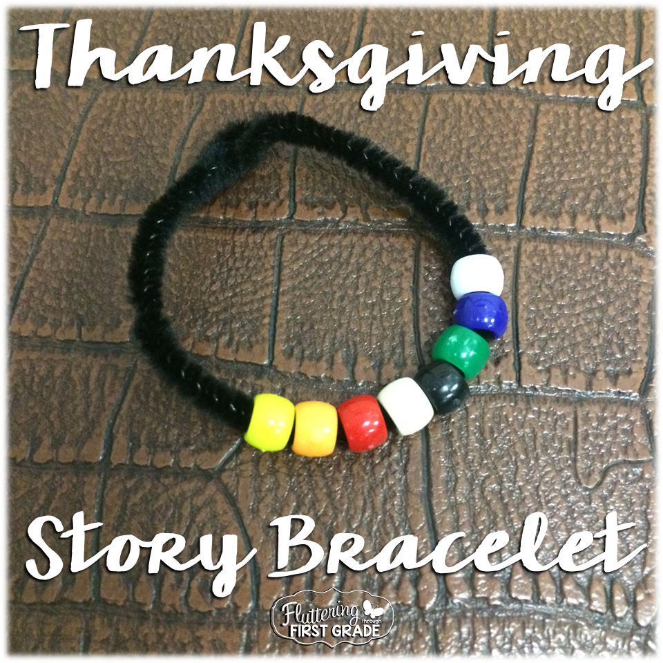 The Story Of Thanksgiving Bracelet - Fluttering Through The Grades intended for Thanksgiving Poem Bracelet