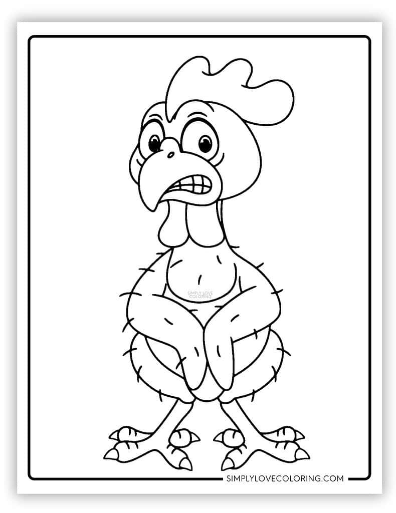 Turkey Coloring Pages (Free Pdf Printables) – Simply Love Coloring with regard to Printable Turkey Without Feathers