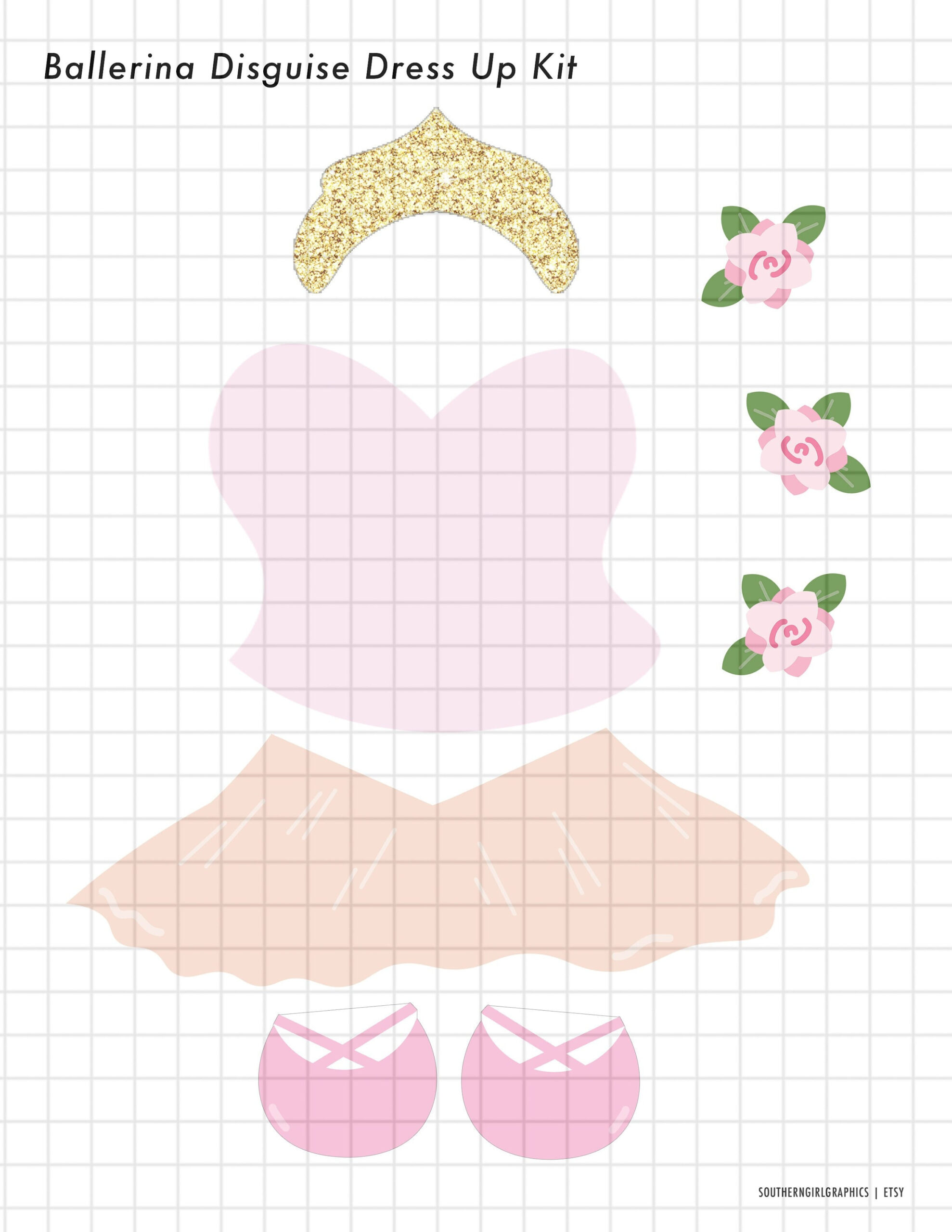 Turkey Disguise Printable - Ballerina Turkey, Ballerina Disguise for Ballerina Turkey Disguise Printable