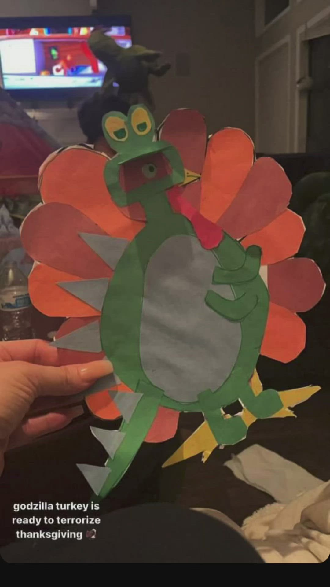 Turkey Disguise Project Godzilla regarding Turkey in Disguise Godzilla