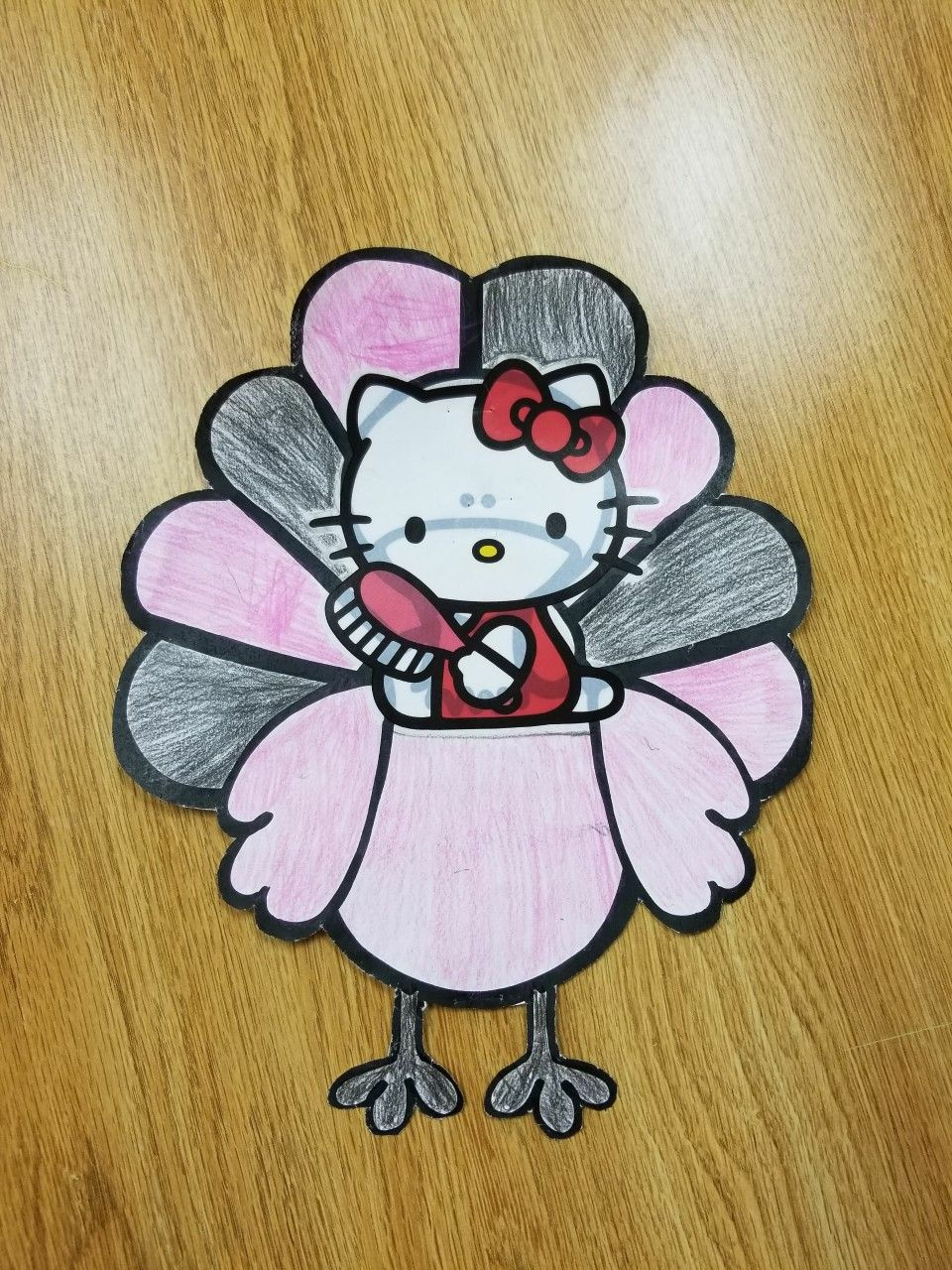 Turkey Disguise Project Hello Kitty with Turkey In Disguise Kitty