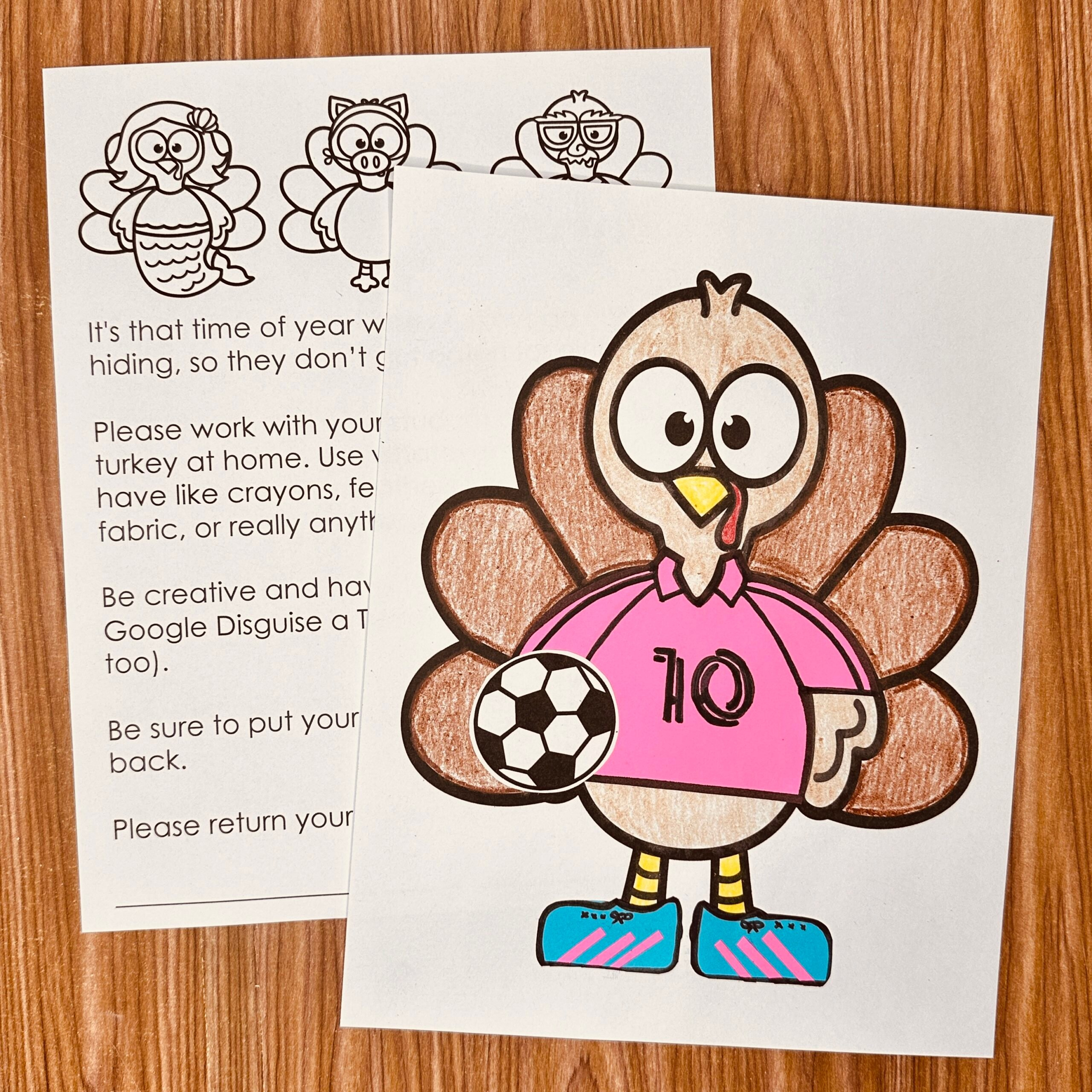 Turkey In Disguise Family Project - Simply Kinder + Printable regarding Turkey in Disguise Kindergarten