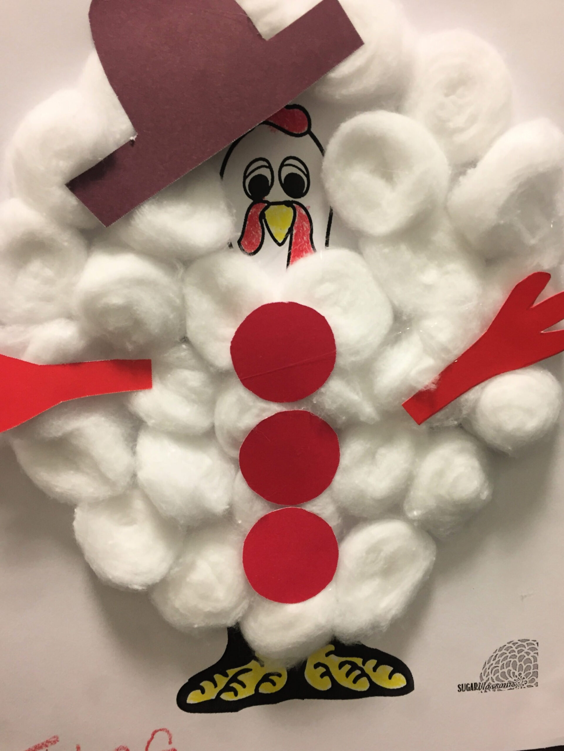 Turkey In Disguise Project - Sew Woodsy with regard to Turkey in Disguise With Cotton Balls