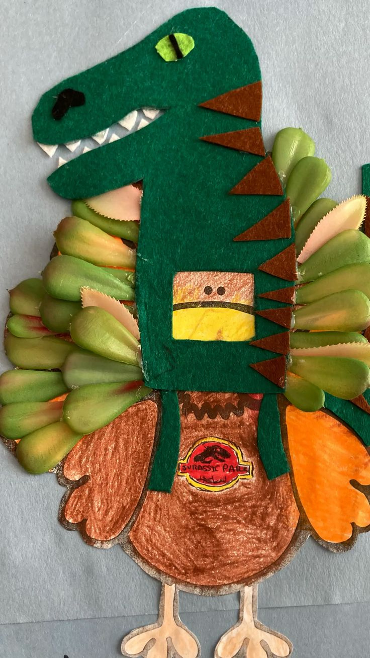 Turkey In Disguise Proyect- Dinosaur- T-Rex with regard to Turkey In Disguise Godzilla