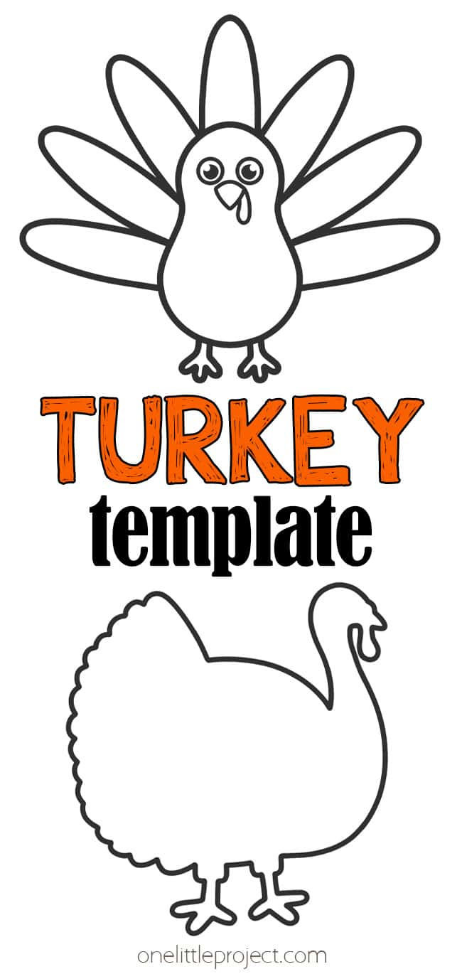 Turkey Template | Free Printable Turkey Outline pertaining to Simple Turkey Template Printable