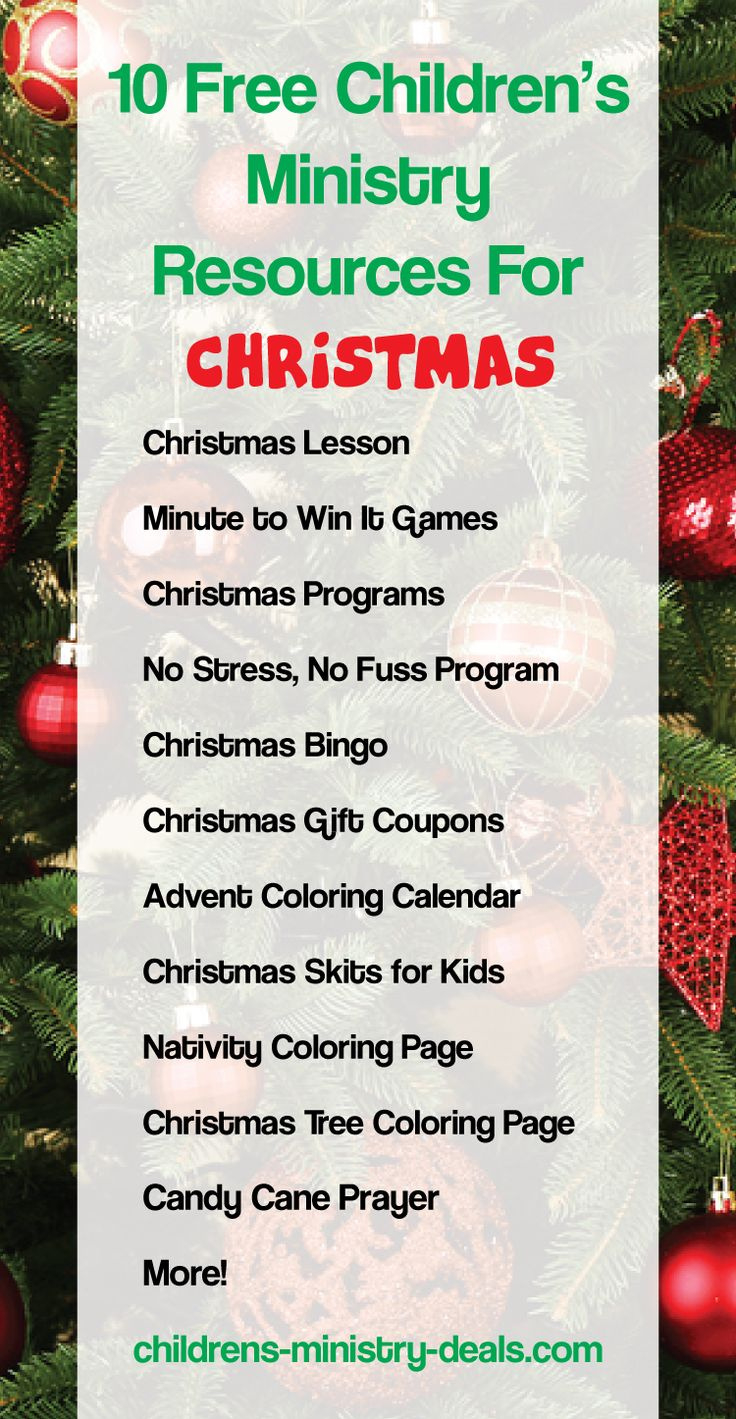 10 Free Christmas Themed Children&amp;#039;S Church Resources regarding Free Printable Christmas Programs For Small Churches