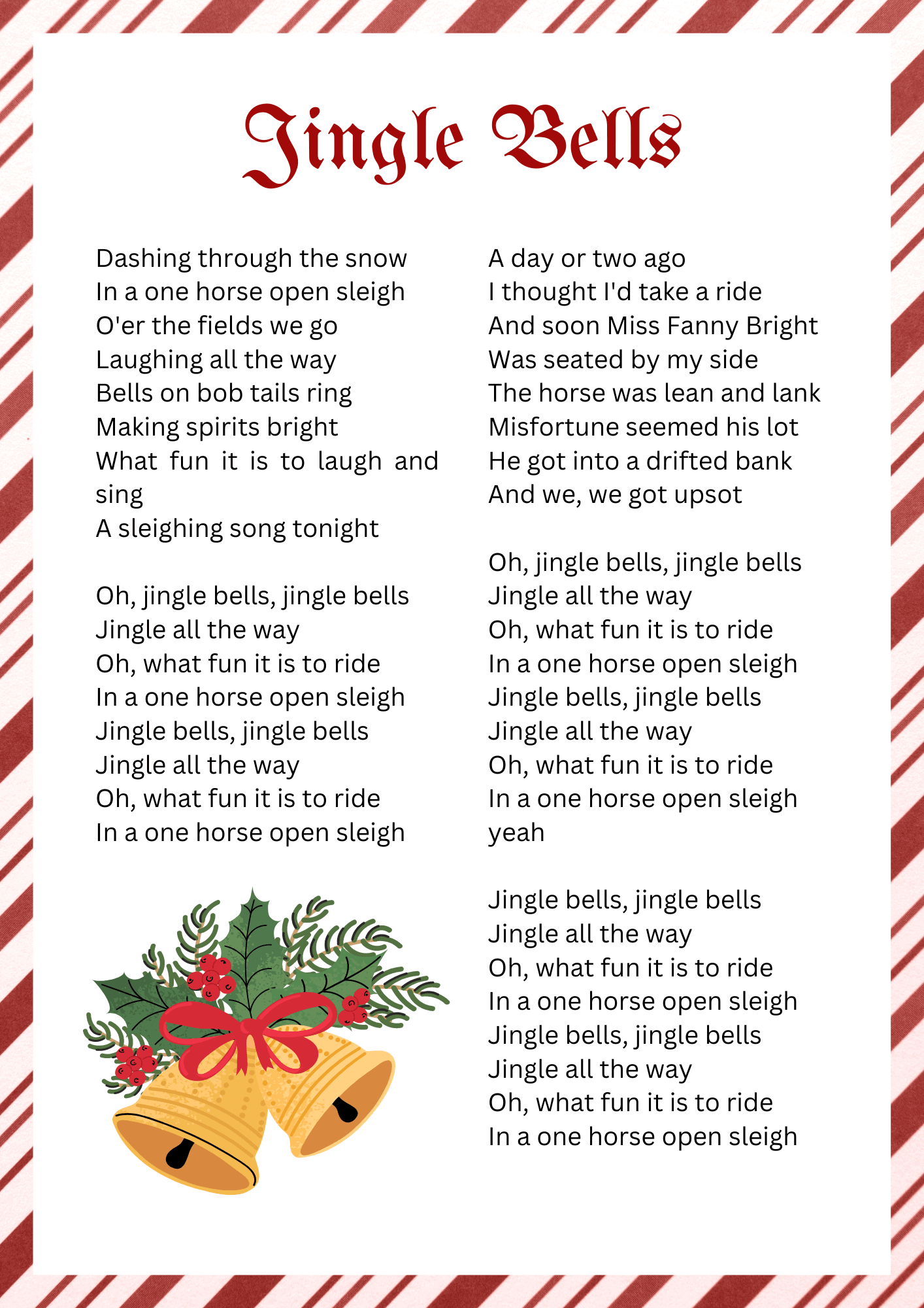 10 Fun Free Christmas Carol Printables For Kids In 2025 intended for Free Christmas Carol Lyrics Printable