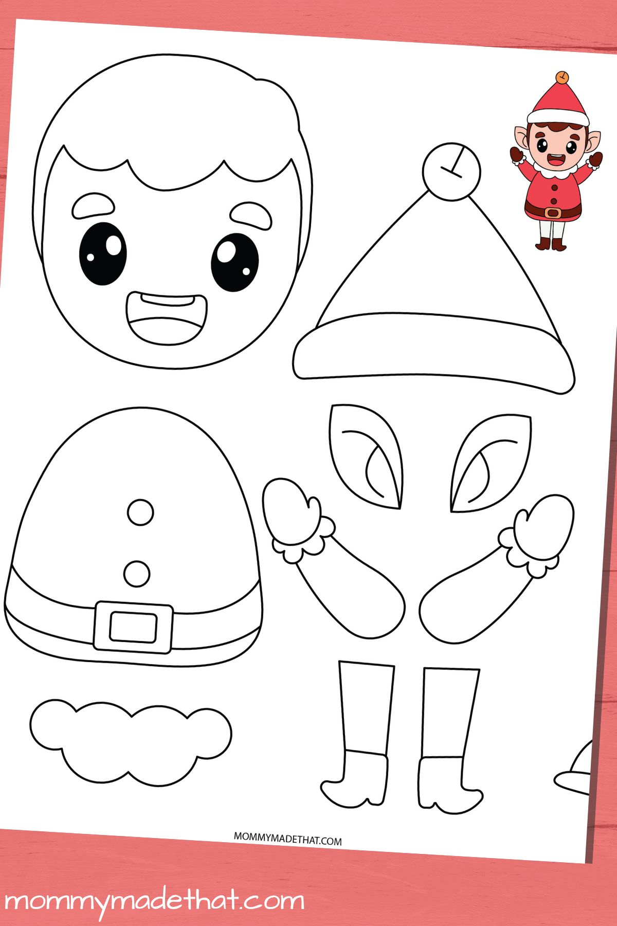 10 Fun Printable Christmas Crafts (Grab Them For Free) for Preschool Christmas Crafts Printable