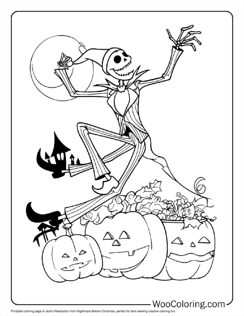 100+ Nightmare Before Christmas Coloring Pages (Free Pdf To Print throughout Nightmare Before Christmas Printable Pictures
