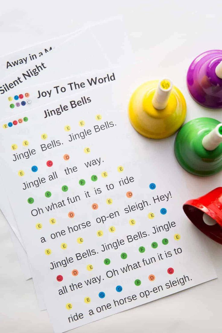 13 Christmas Hand Bell Songs Music Printables (2025)- So Festive! intended for Free Printable Christmas Handbell Music