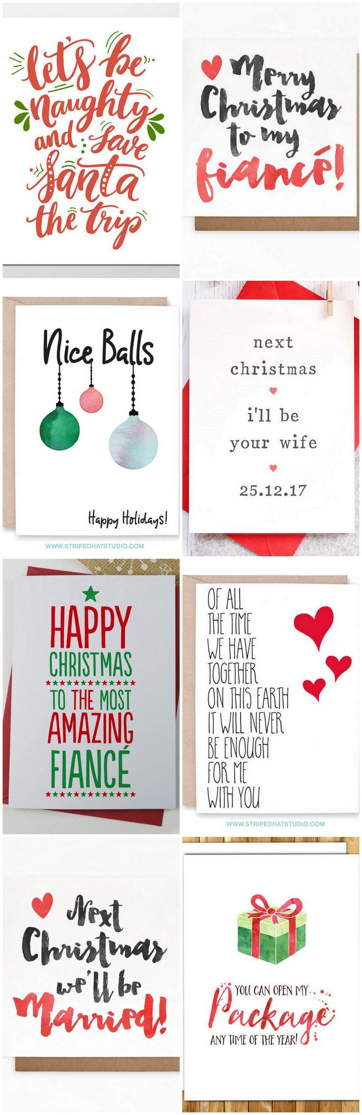 16 Adorable Fiance Christmas Cards For Your Bae! throughout Free Printable Christmas Card For My Wife