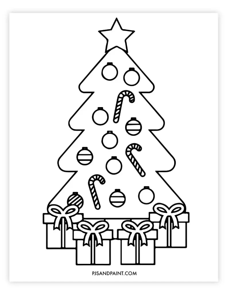 16 Free Printable Christmas Coloring Pages For Kids - Pjs And Paint with Free Printable Christmas Pictures For Kids