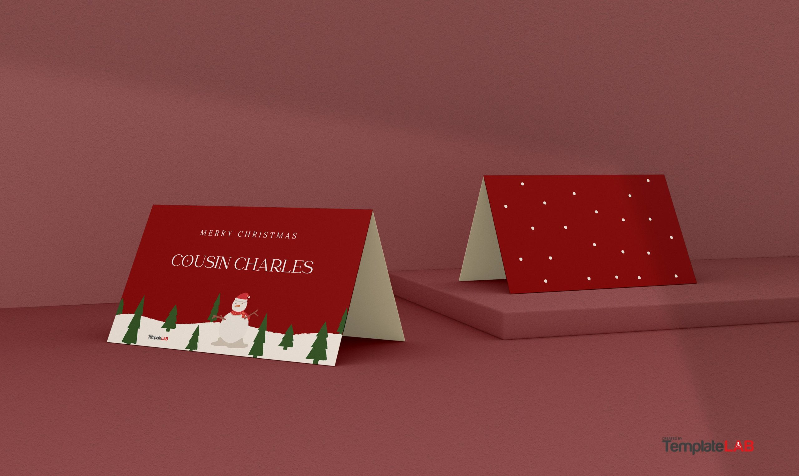 16 Printable Place Card Templates (Free) ᐅ Templatelab inside Editable Free Printable Christmas Place Card Template