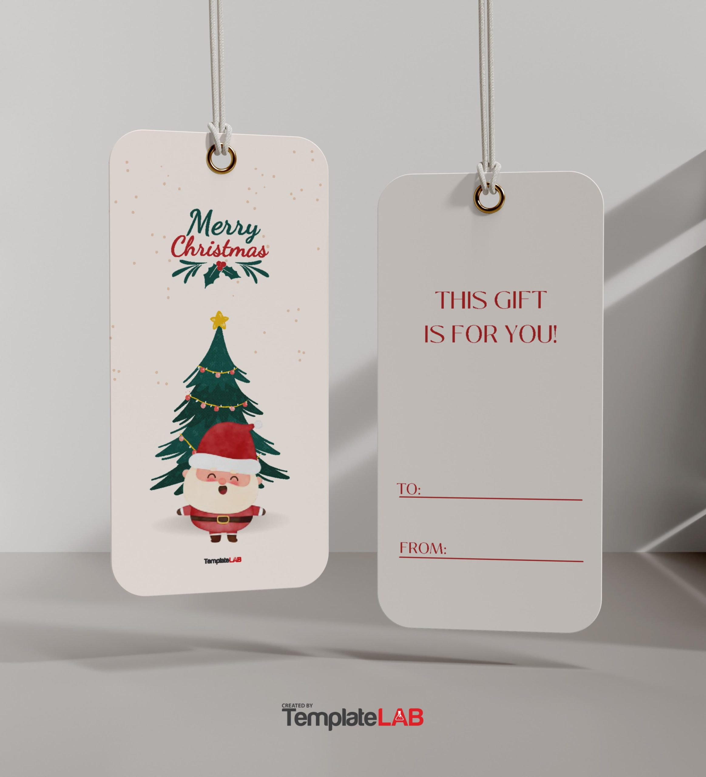19 Free Editable Gift Tag Templates [Word, Pptx, Psd] for Free Printable Christmas Gift Tag Templates For Word