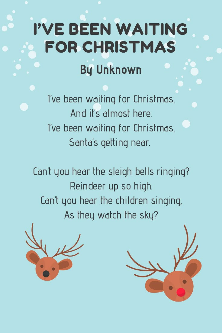 25 Christmas Poems For Kids: Funny & Festive Poems 🎄 intended for Christmas Speeches For Kids Printable