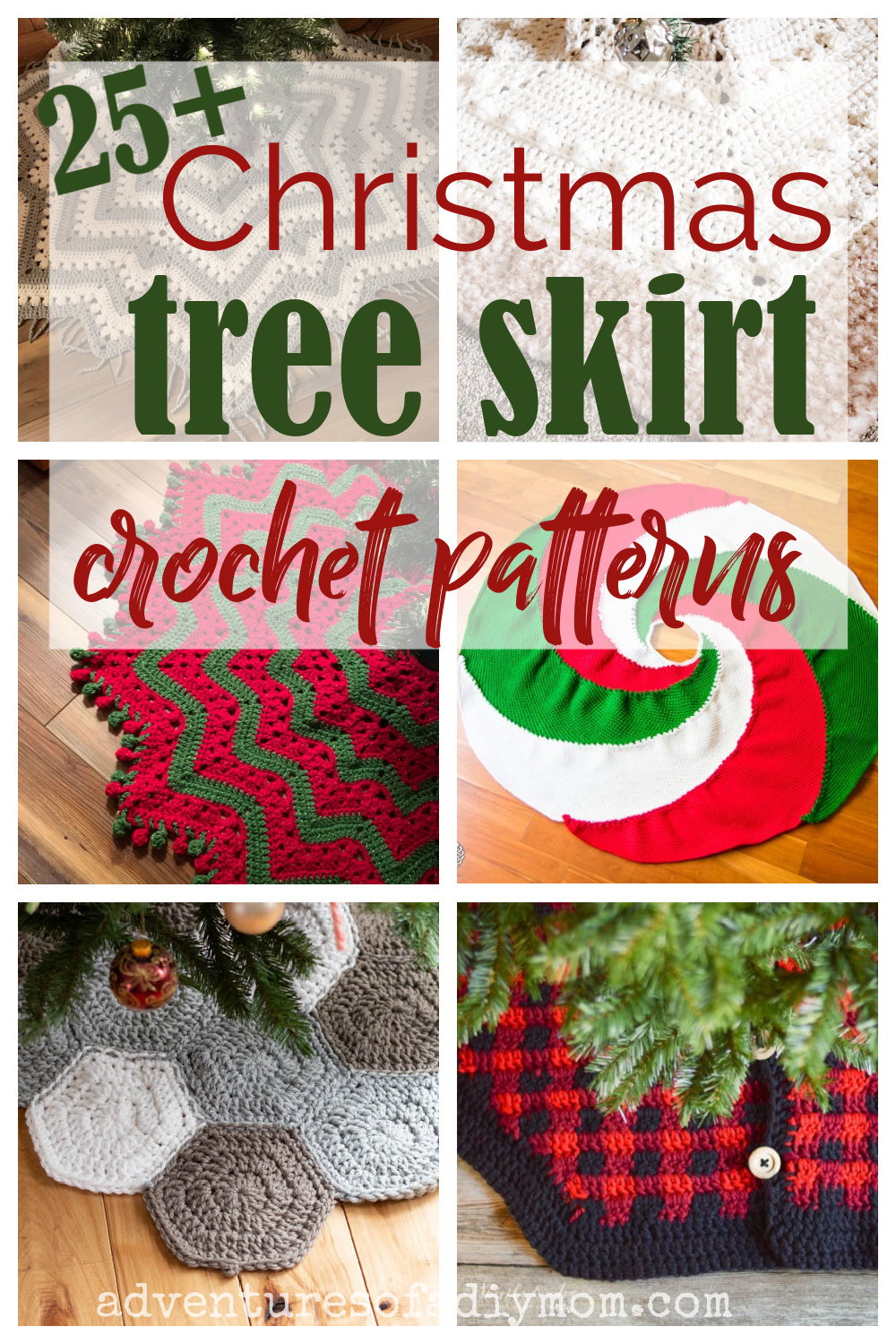 25+ Crochet Christmas Tree Skirt Patterns — Adventures Of A Diy Mom throughout Free Printable Crochet Christmas Tree Skirt Pattern
