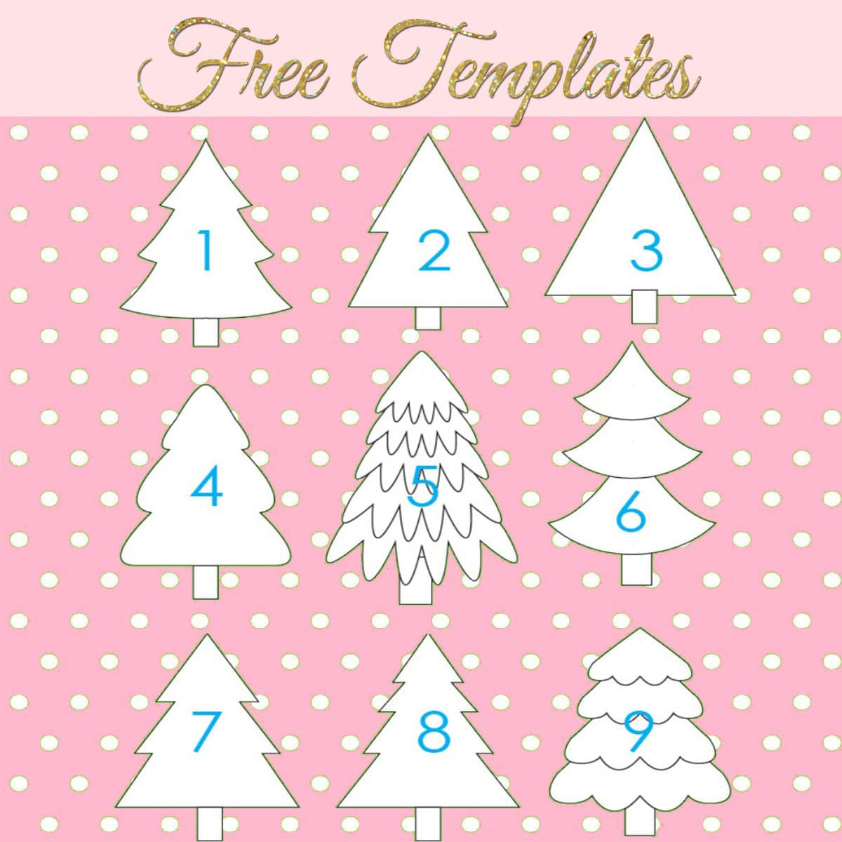 27 Free Christmas Tree Templates, Printable Tree Outlines | Treasurie inside Free Printable Christmas Tree Template For Sewing