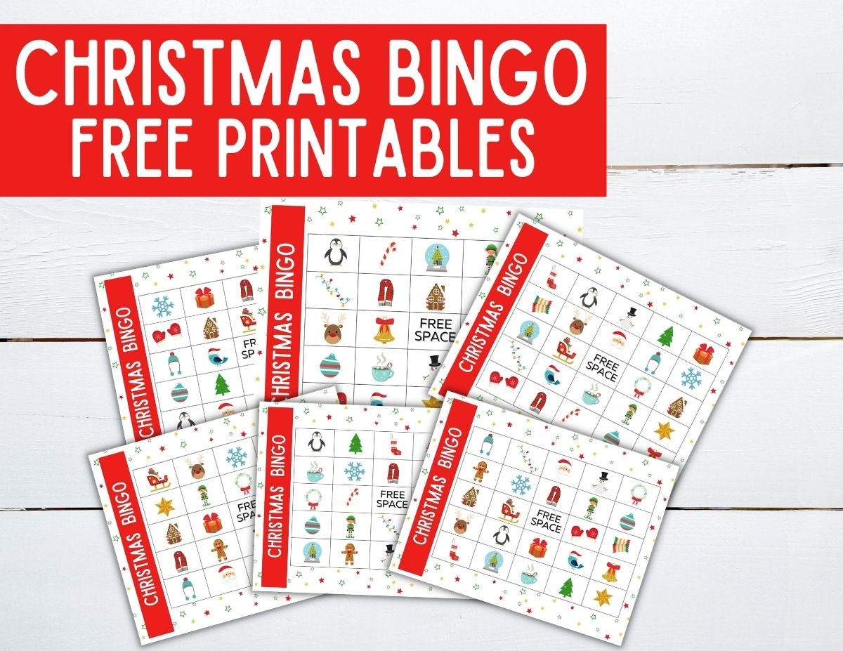 30 Free Printable Christmas Bingo Cards - Originalmom for Printable Christmas Bingo Card For 30