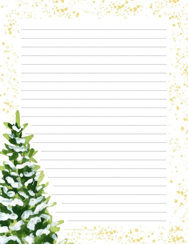 30+ Free Printable Christmas Border Printable Templates - The throughout Free Printable Christmas Lined Paper