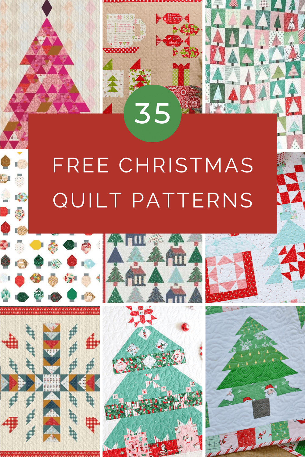 35 Totally Free Christmas Quilt Patterns in Free Printable Christmas Quilt Patterns