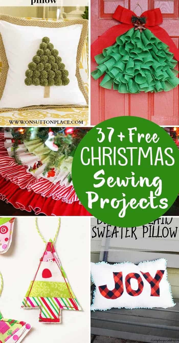 37+ Free Christmas Sewing Projects (Stockings, Ornaments, Tree throughout Free Printable Christmas Sewing Patterns