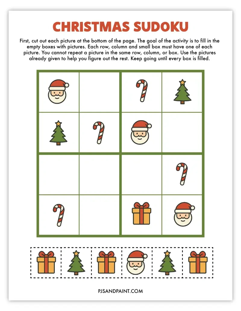 38 Free Printable Christmas Games And Activities - Pjs And Paint inside Free Printable Christmas Board Games