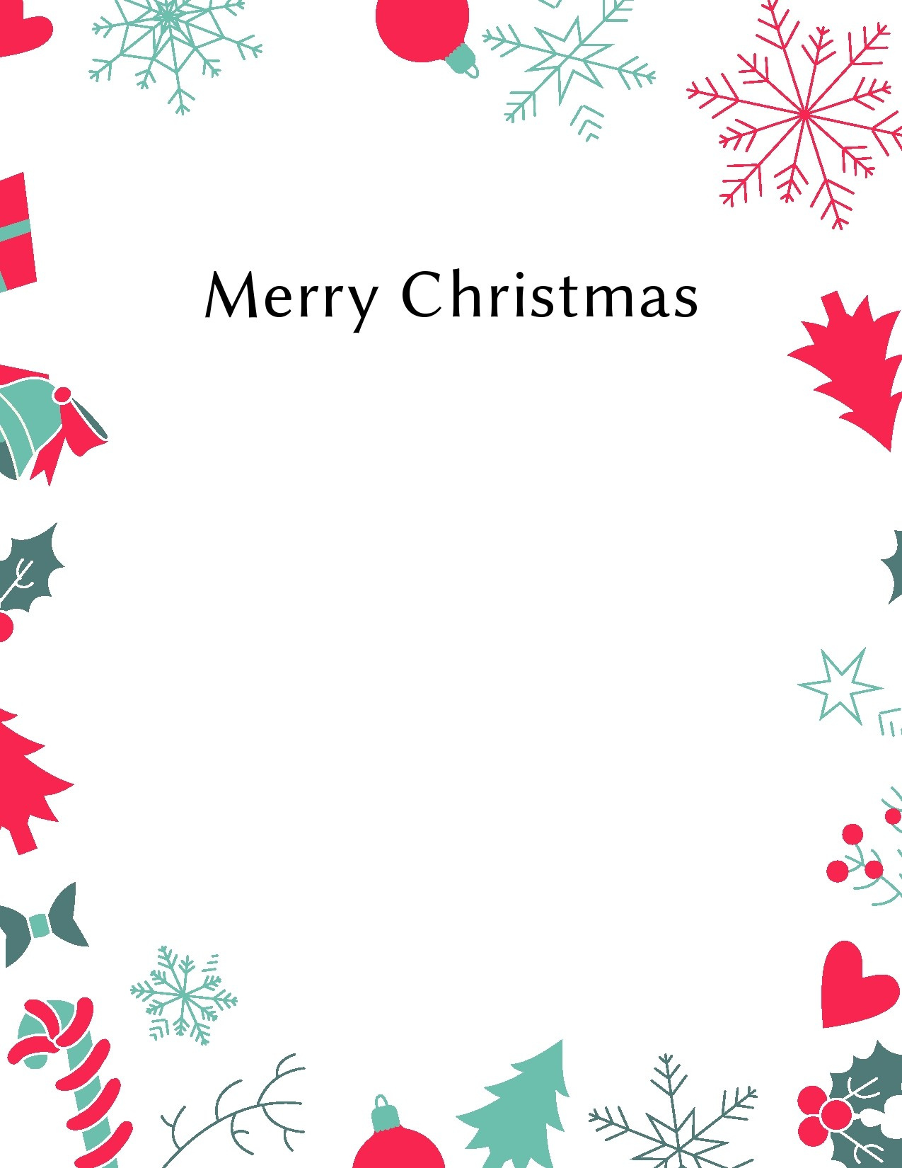 45 Printable Christmas Letter Templates [100% Free] ᐅ Templatelab throughout Free Christmas Letter Template Printable