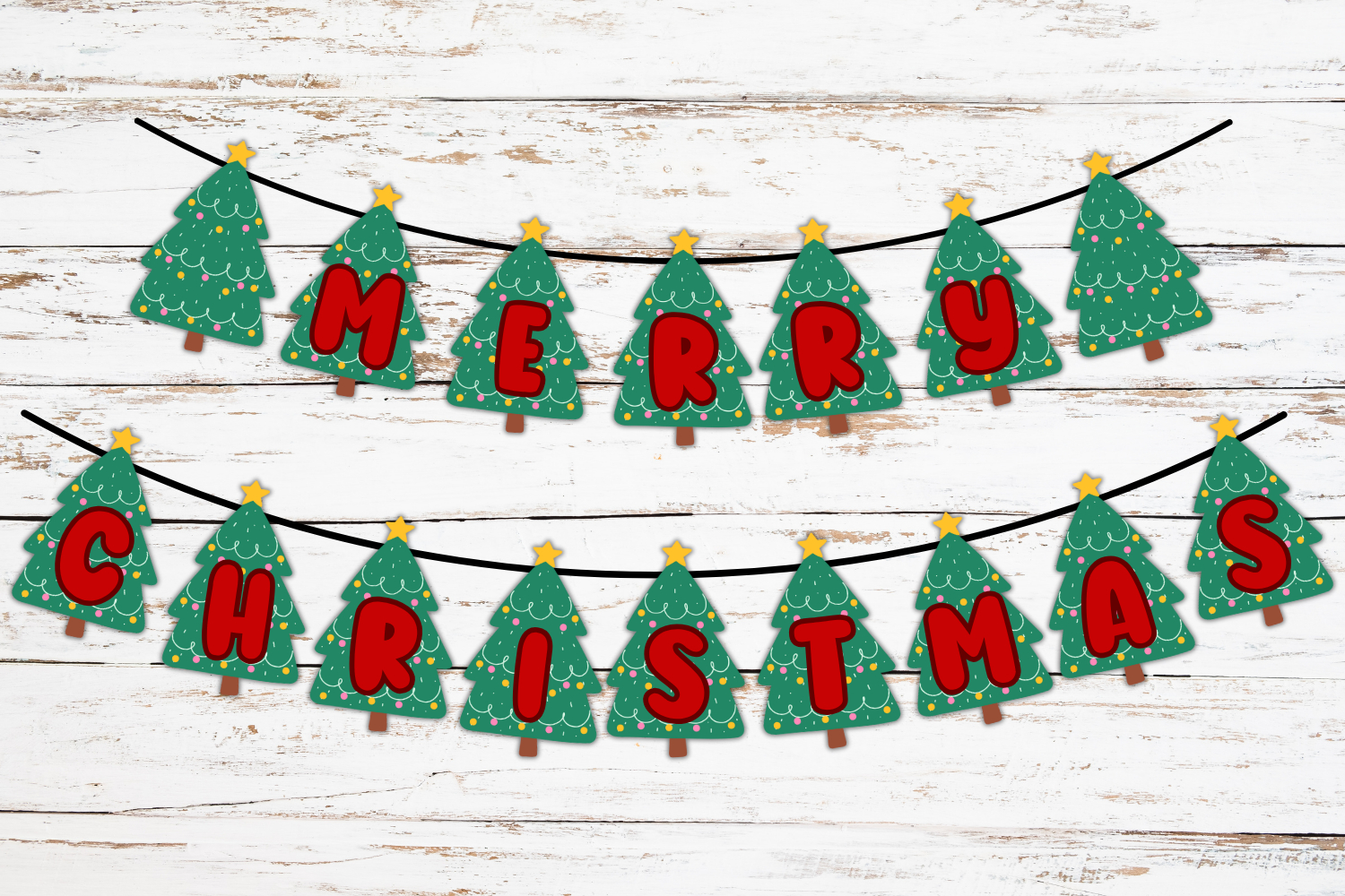 6 Cute Merry Christmas Banners (Free Printables) - Cassie Smallwood in Free Printable Merry Christmas Banner