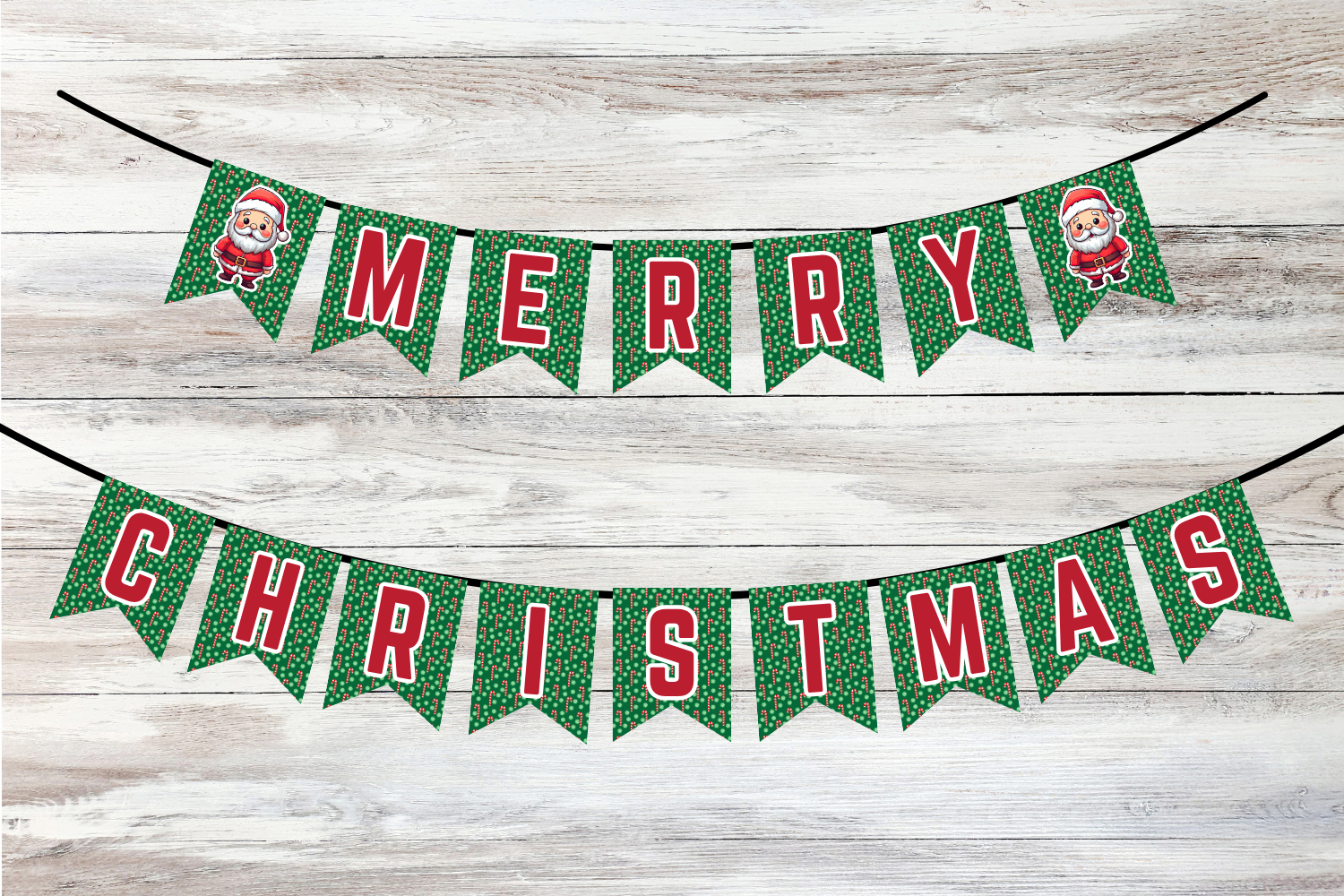 6 Cute Merry Christmas Banners (Free Printables) - Cassie Smallwood within Free Christmas Banner Printable