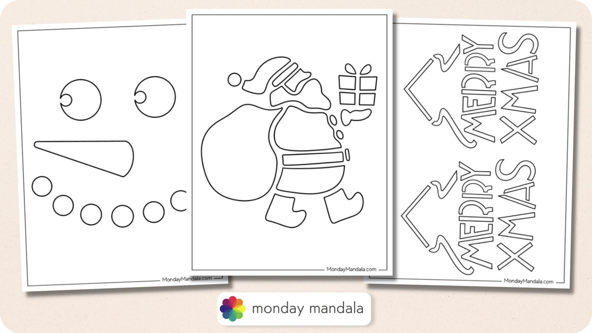 74 Christmas Stencils (Free Pdf Printables) within Free Printable Christmas Stencil Templates