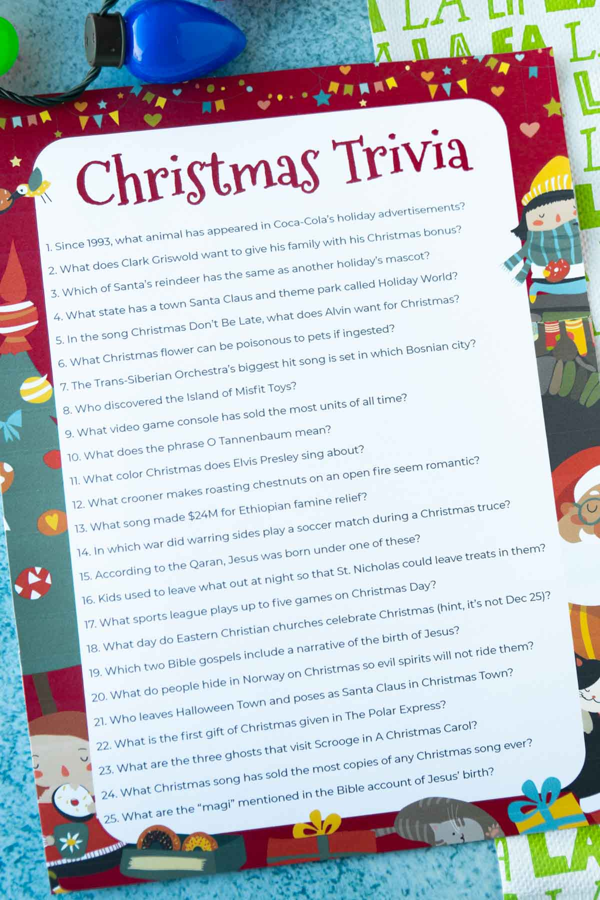 75+ Christmas Trivia Questions {Free Printable!} - Play Party Plan throughout Free Printable Christmas Trivia Games with Answers